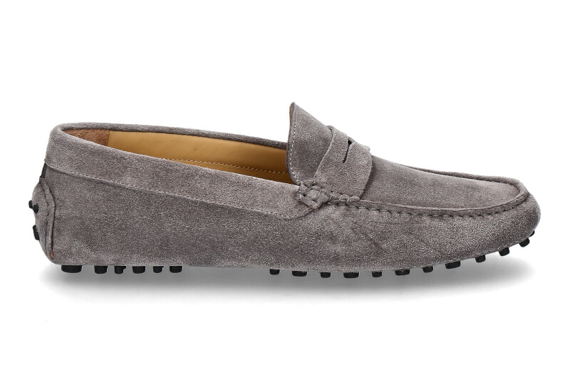ScarpaRossa Herren- Mokassin DRIVER VELOUR- grigio/grau