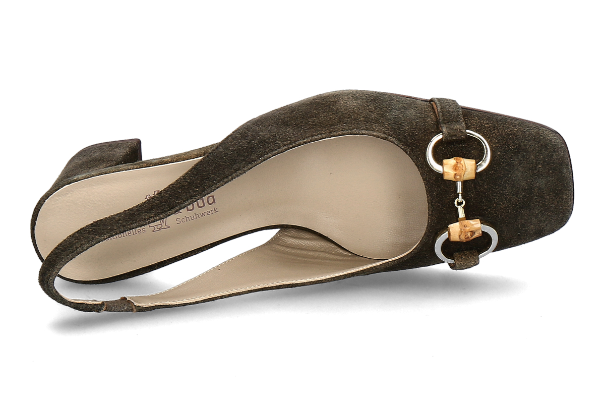 dirndl + bua Slingpumps ANTIKBOCK- akazie_294700003_5