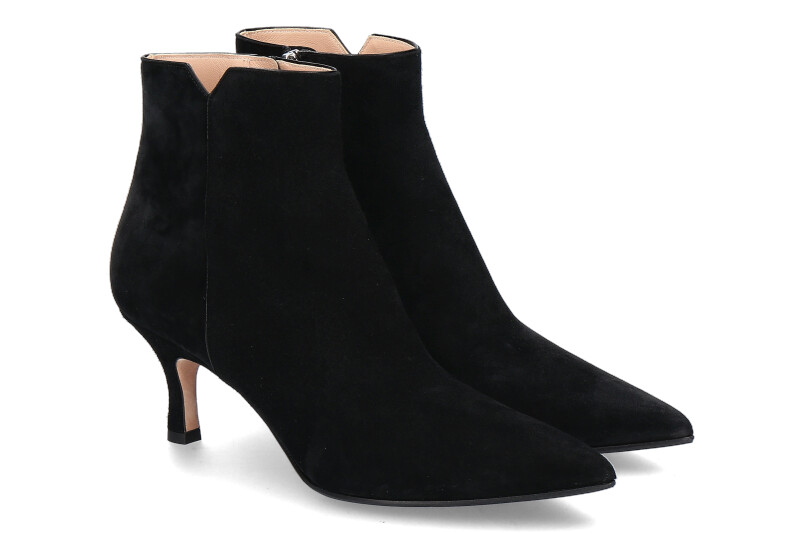 Unützer ankle boots CAMOSCIO NERO