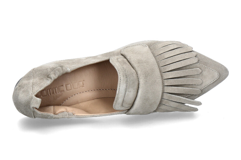 Pomme d'Or slipper GRACE CAMOSCIO- light sage