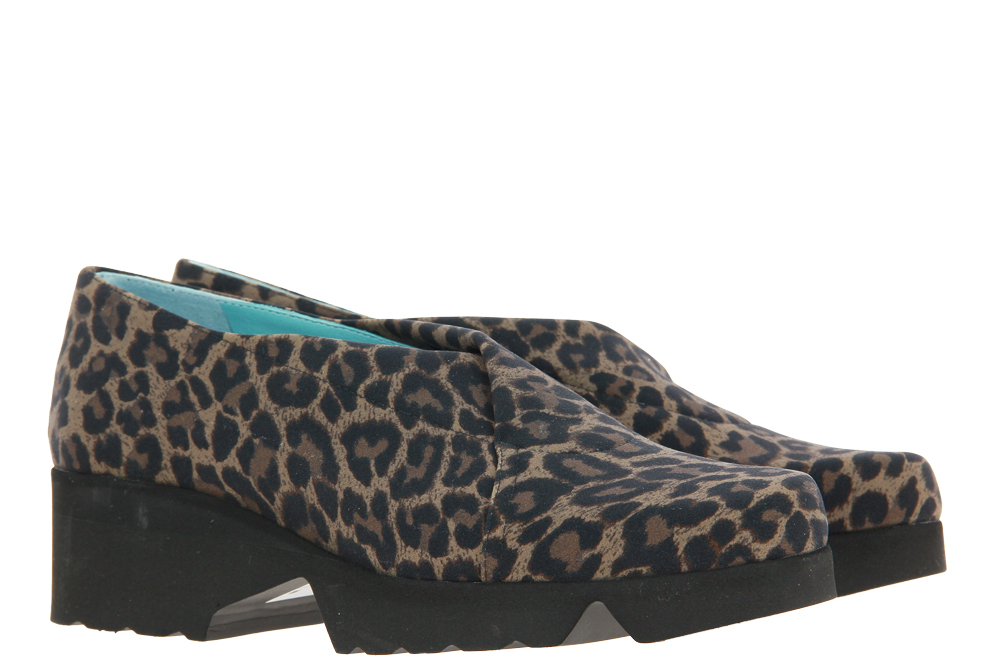 Thierry Rabotin slipper DAMIN LEOPARD BEIGE BROWN