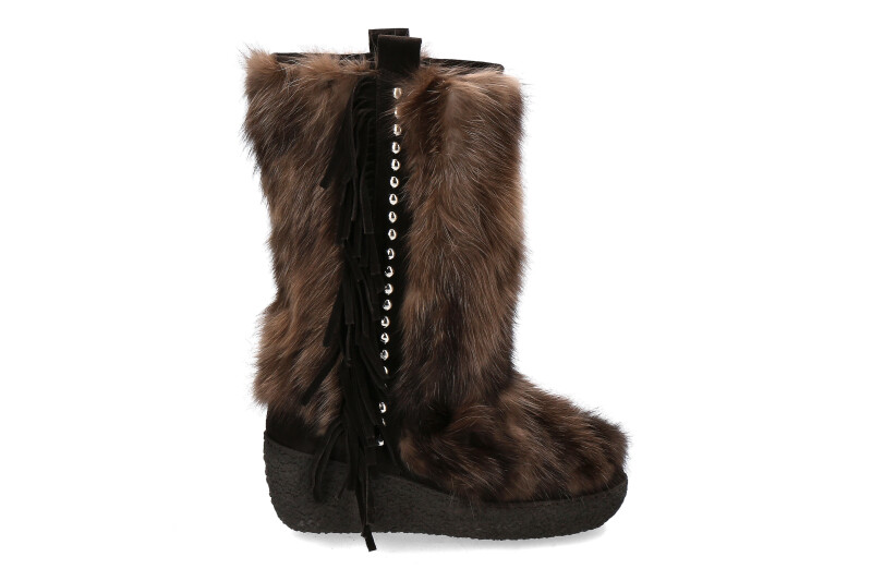 Diavolezza sable- fur boots ZIBELLINO EXCLUSIVE 