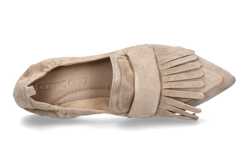 Pomme d'Or slipper GRACE CAMOSCIO- desert
