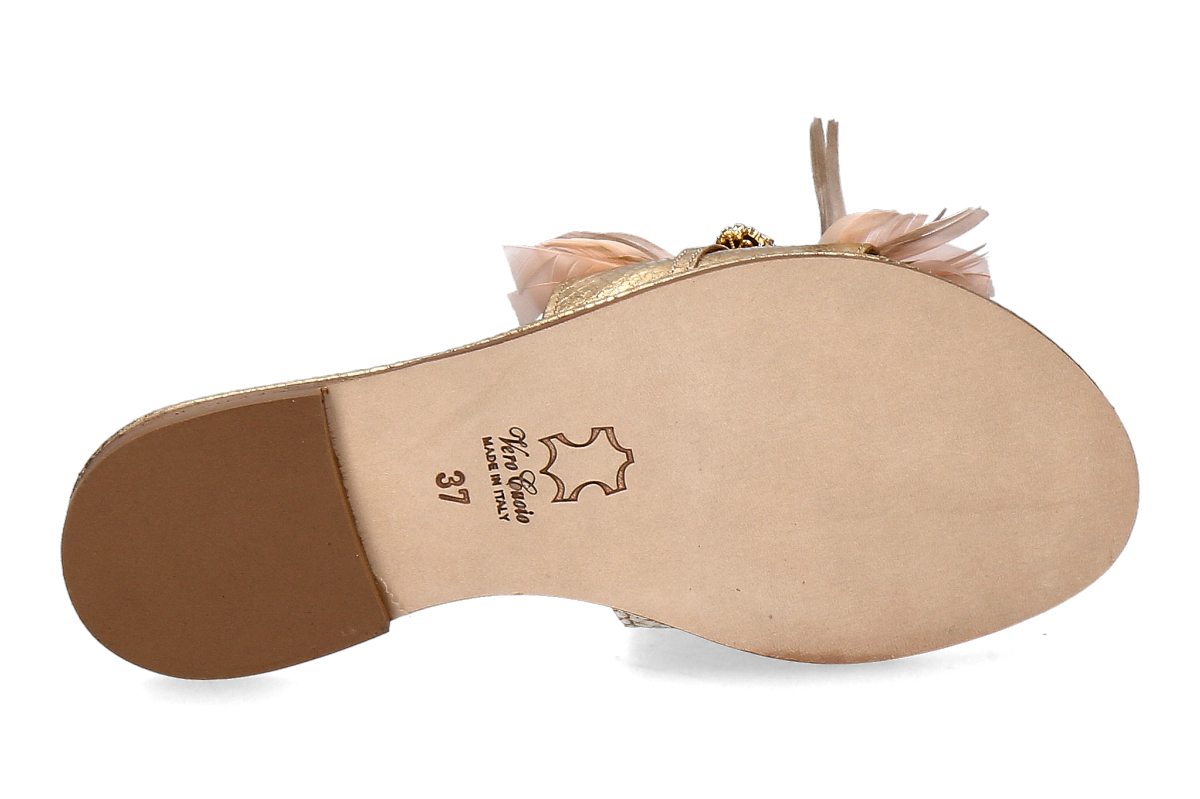 Paola Fiorenza Pantolette COBRA LAME LEGNO- gold_271900150_4