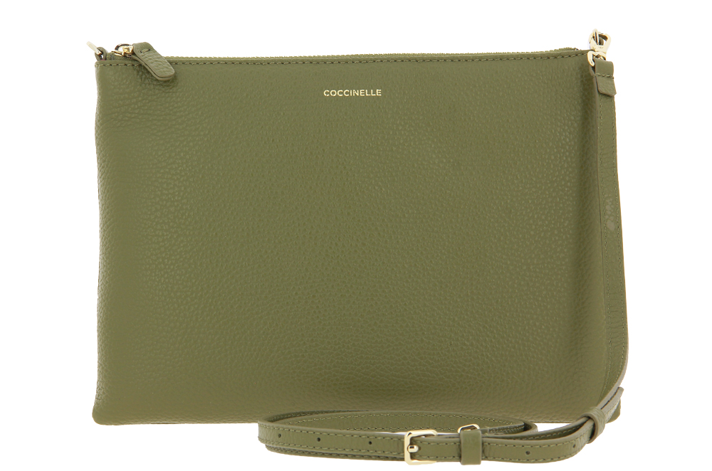 Coccinelle clutch MINI BAG CROSSBODY OLIVE Coccinelle clutch MINI BAG CROSSBODY OLIVE