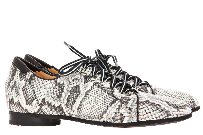 Truman´s lace-up PITONE GRIGIO NAPPA NERO