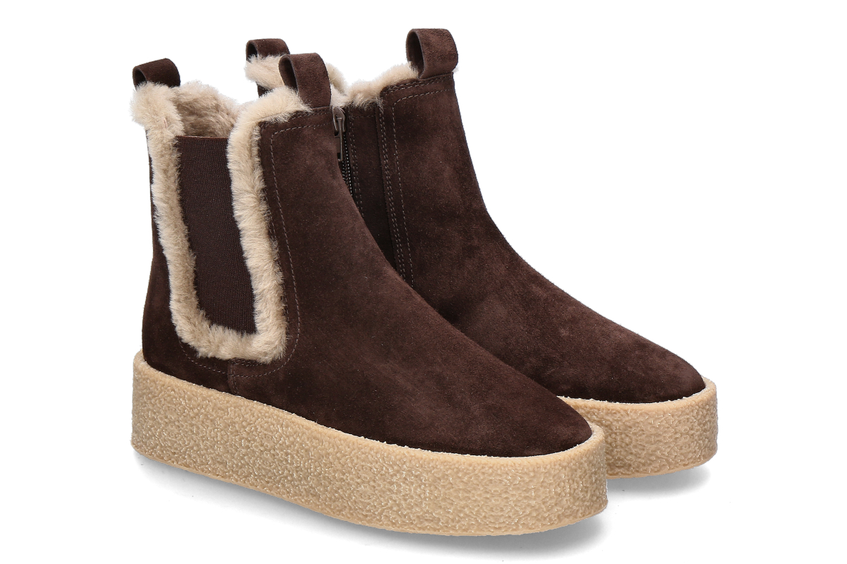 Kennel & Schmenger Stiefelette gefüttert BAZAR SUEDE- pepe/ camel