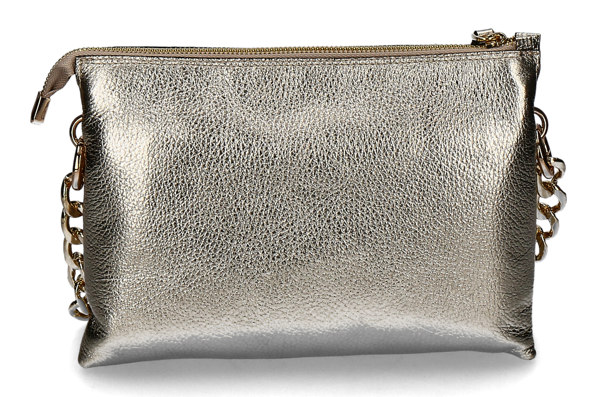 Gianni Notaro handbag- platinum/ gold