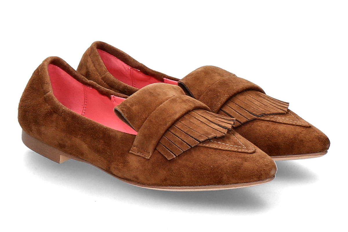 Blackrose slipper VENICE KID SUEDE- cuoio/ brown