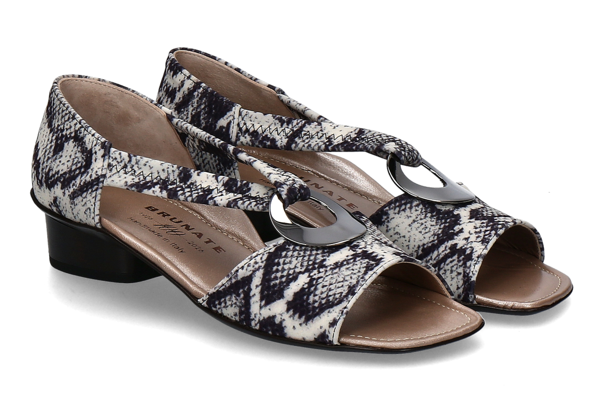 Brunate sandal ALBA STEP SNAKE- roccia/ grey