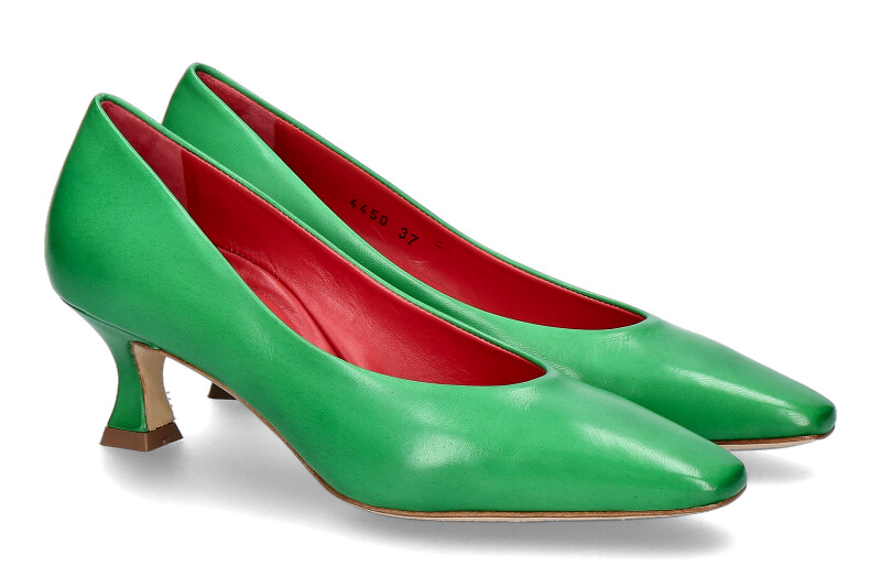 Pas de rouge pumps JULIA GLOVE GREEN