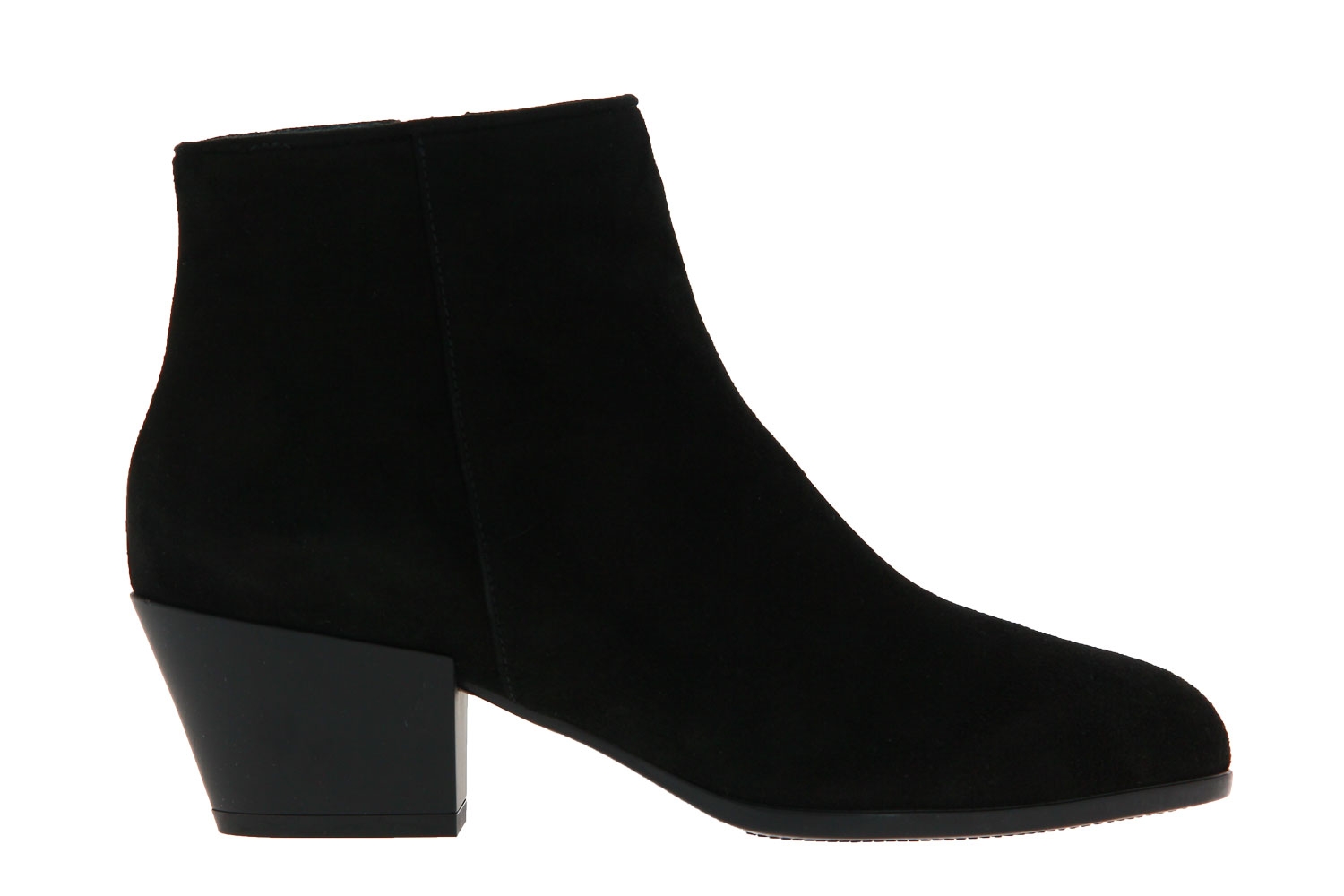 Hogan ankle boots ZIP CAMOSCIO NERO