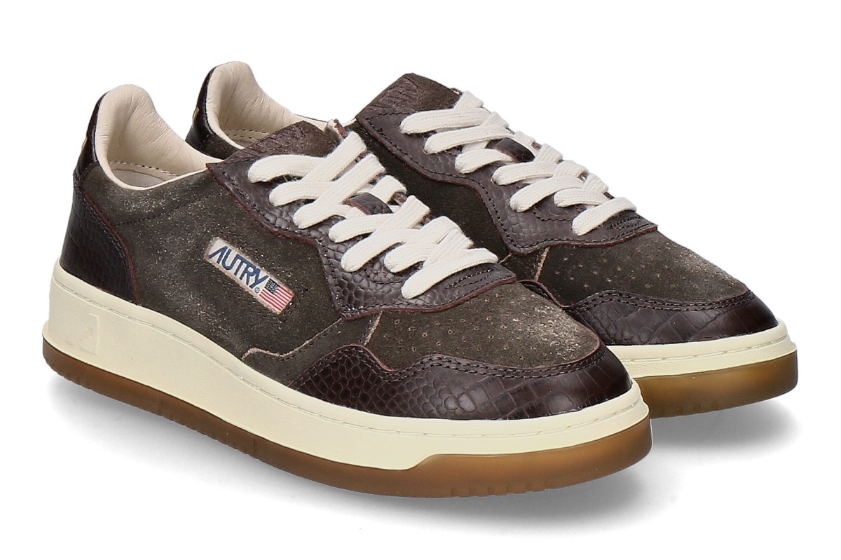 Autry women's- sneaker MEDALIST LOW CJ01- mustang/ brown