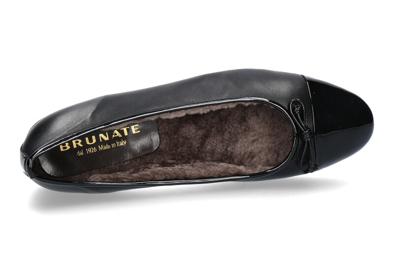 Brunate ballerina lined PIA SOFTLACK NAPPA NERO