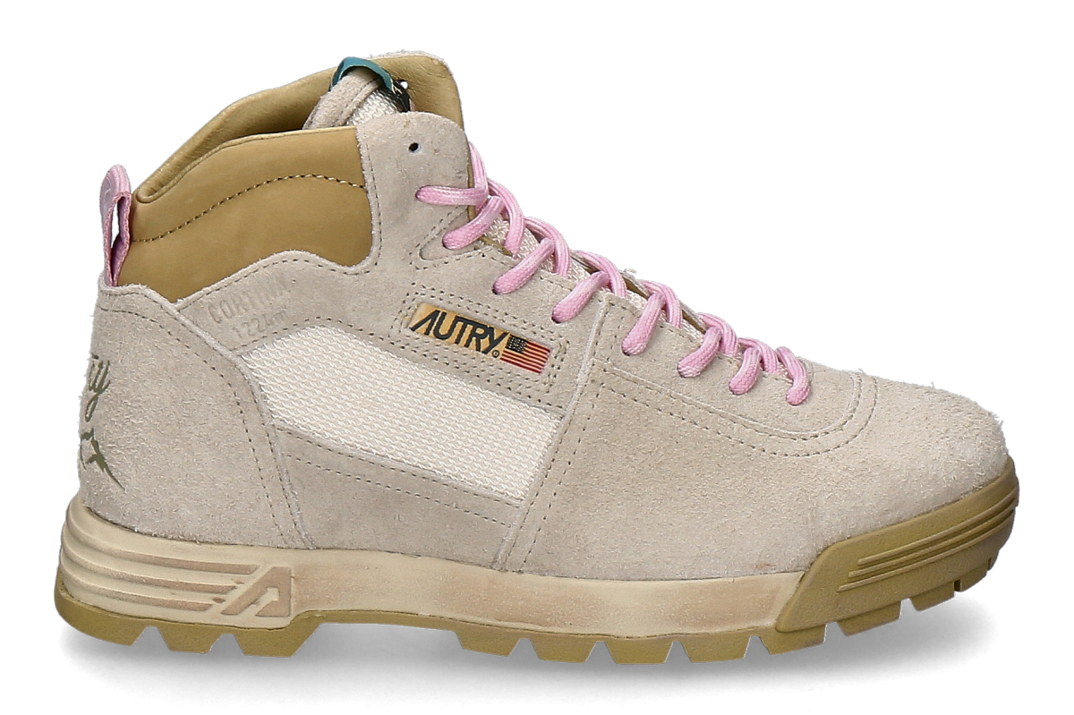 Autry women's- hiking lace-up shoe MALGA CORTINA ND19- beige/ rosa