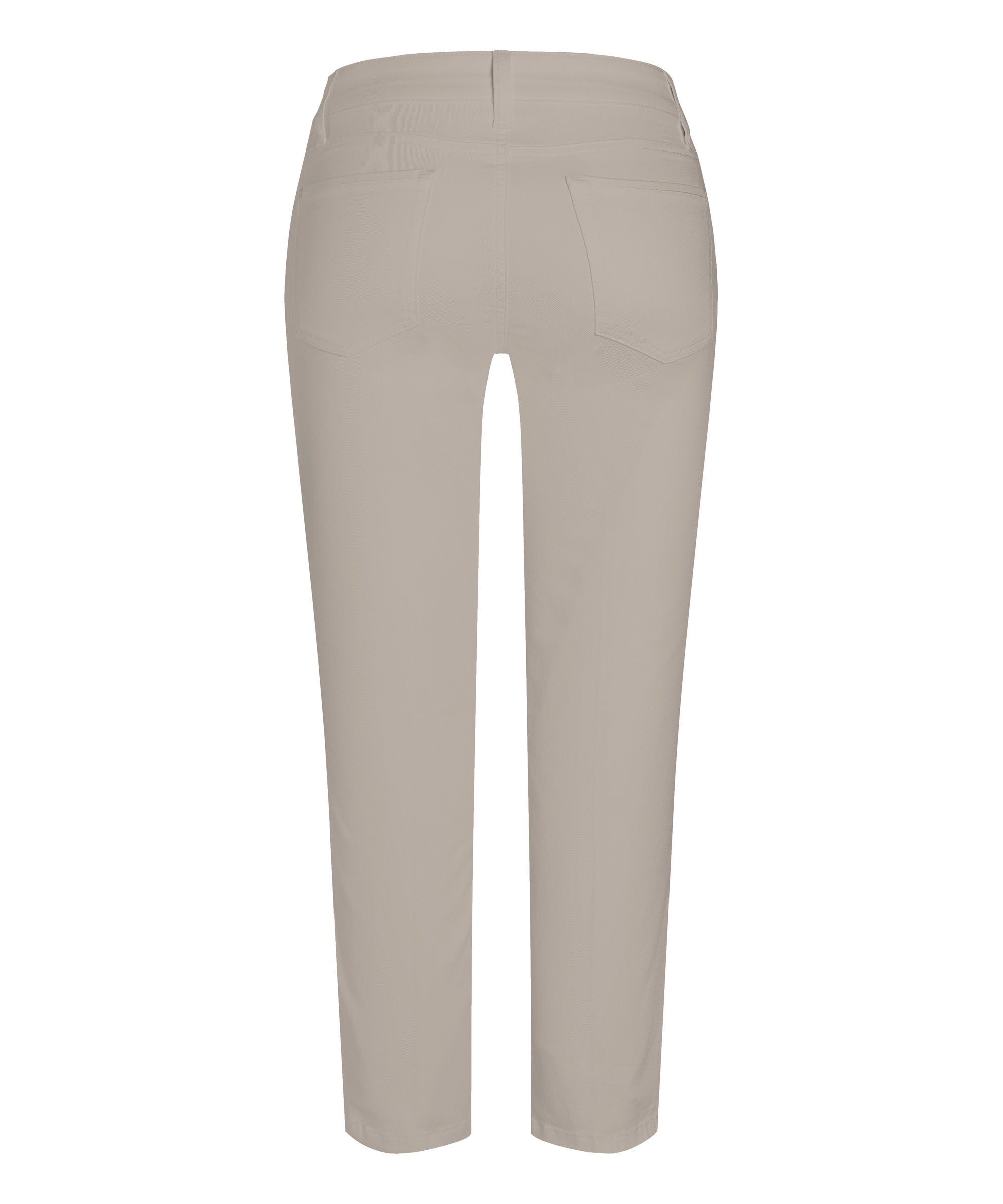 Cambio fabric trousers Paris straight Short LIGHT SAND
