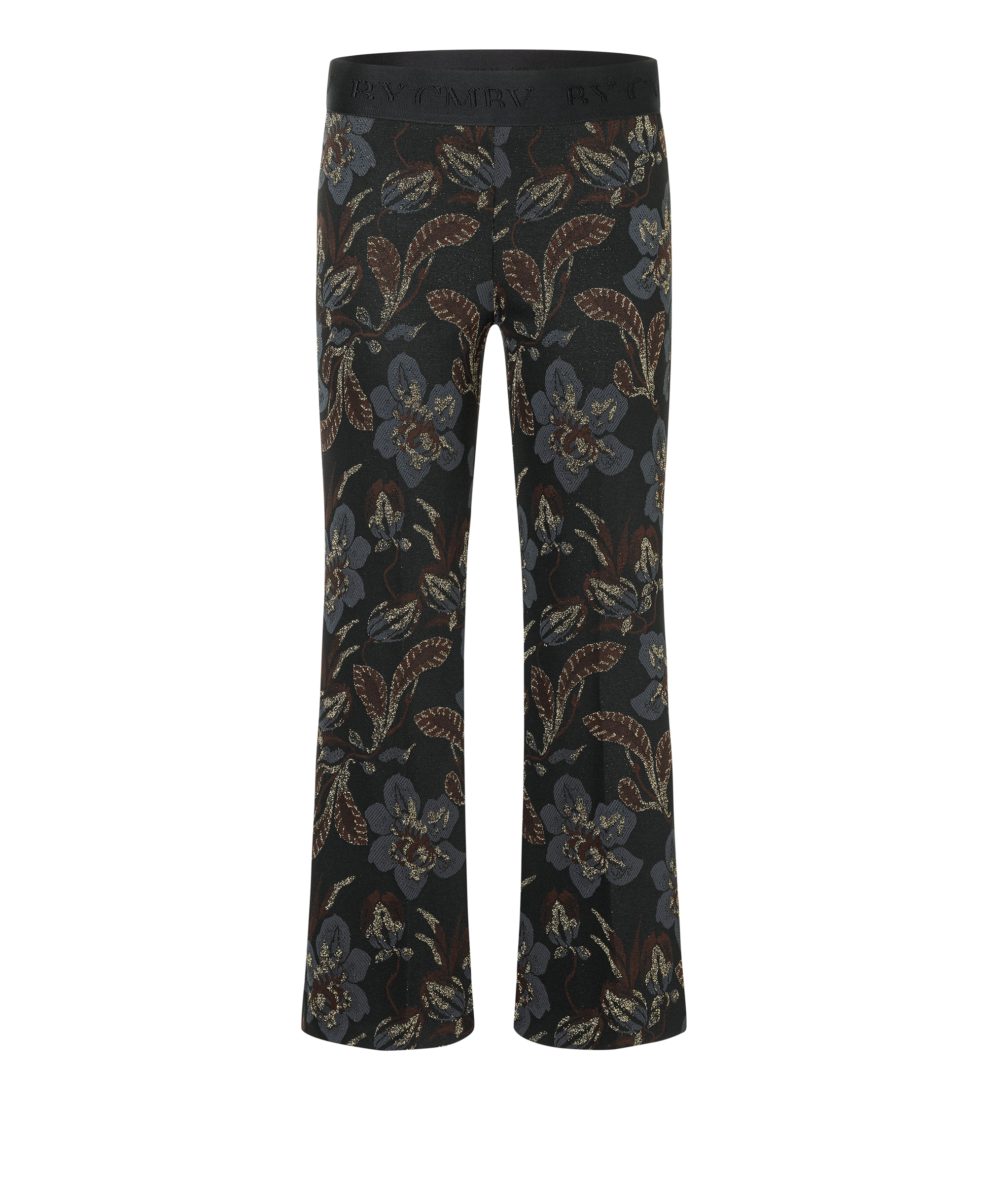 Cambio Stoffhose FAITH - asian flower/dust blue/mehrfarbig 