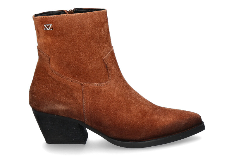 Lazamani Western ankle boots 85.632 COGNAC