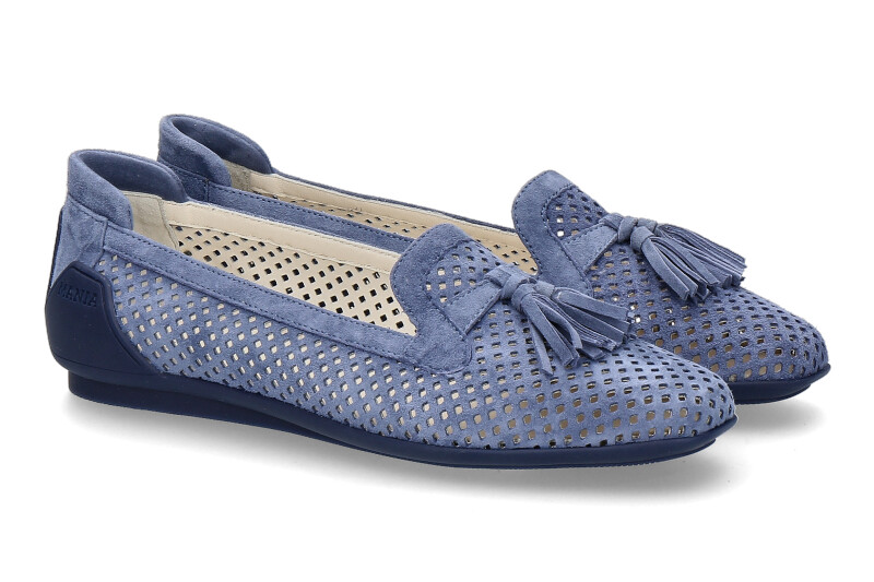 Mania Slipper CAMOSCIO BLUE 1088