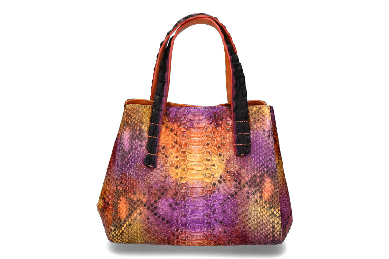 Biagini shopper PITONE MULTICOLOR COCCO