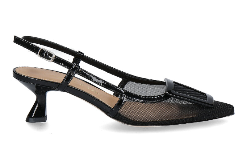 Chantal 1962 sling pumps VERNICE nera