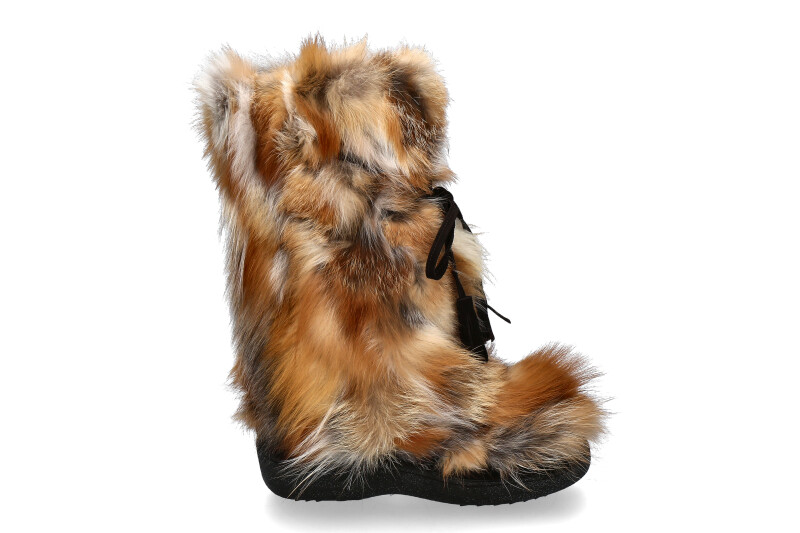 Diavolezza Fur Boot FOXY ROSSO - Fox Fur