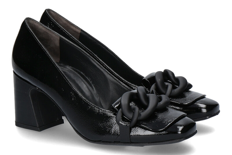 Paul Green loafer KNAUTSCHLACK SCHWARZ