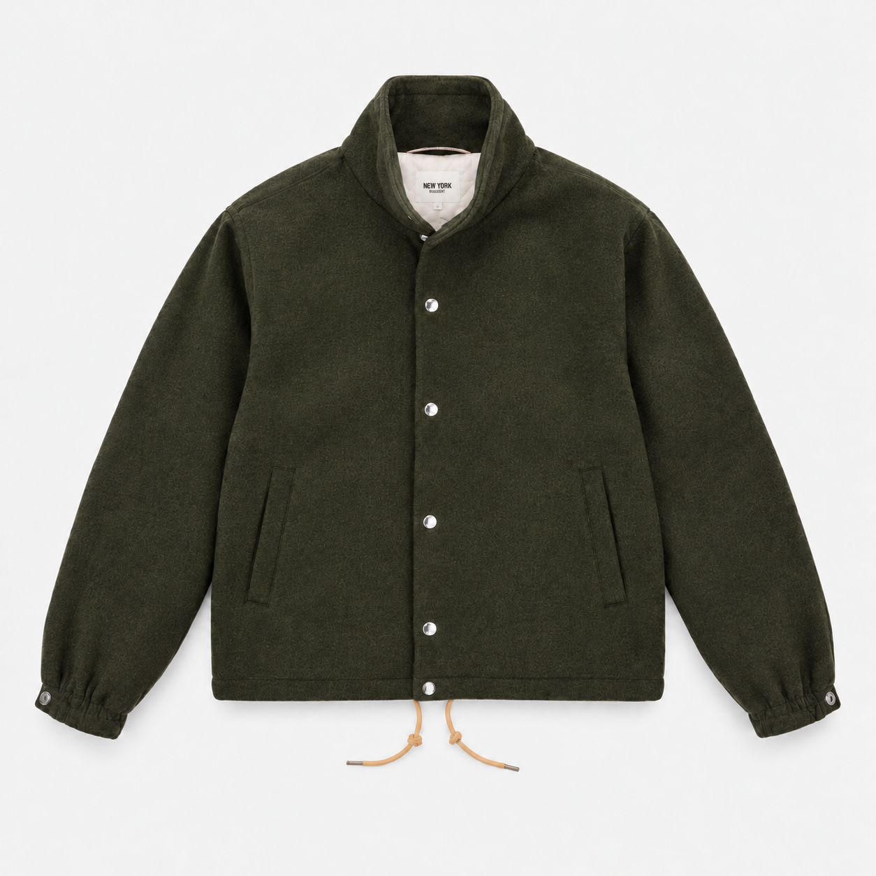 New York Resident Men’s Wool Jacket BOSTON – olive green