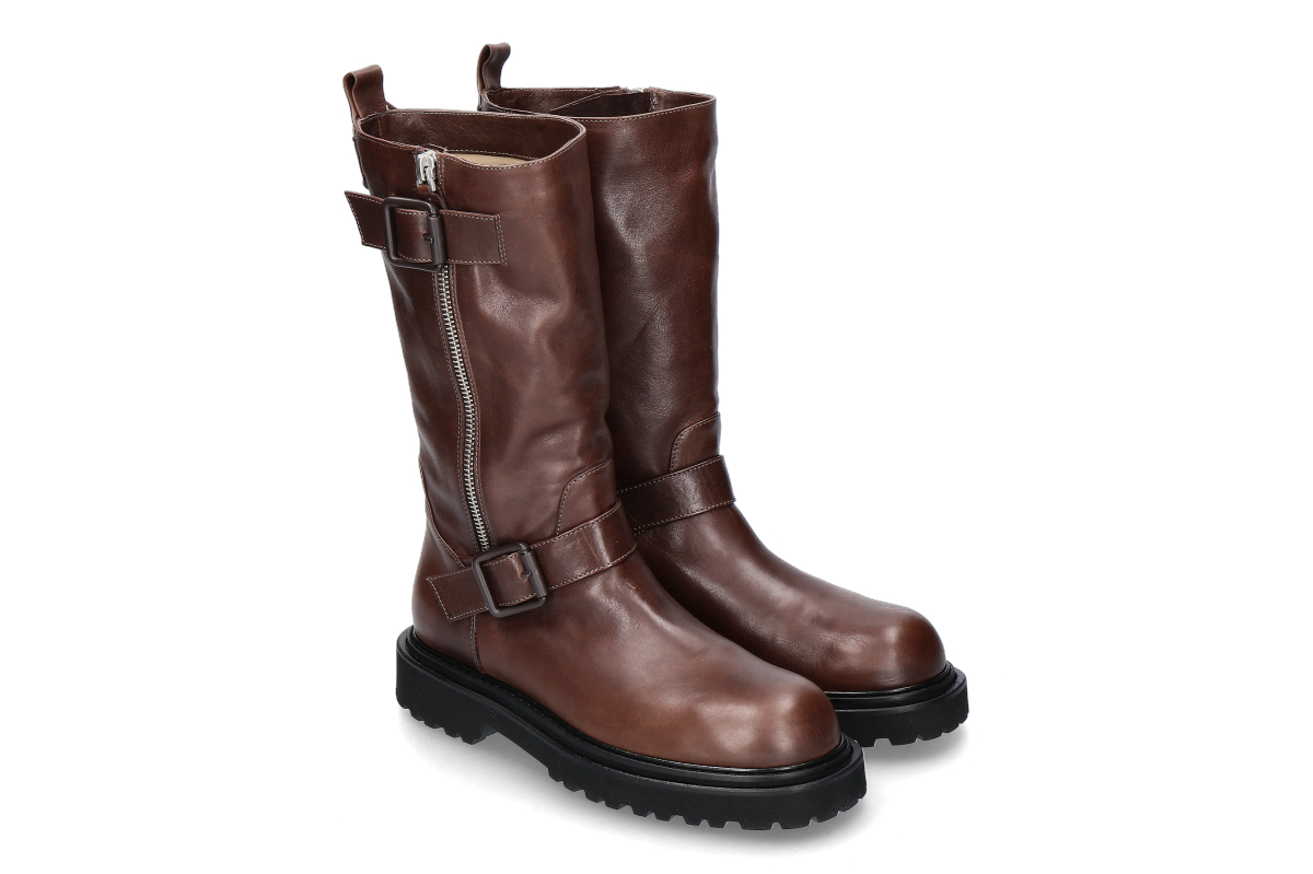 Pomme d'Or boots BETH PULL UP- coffee/ brown