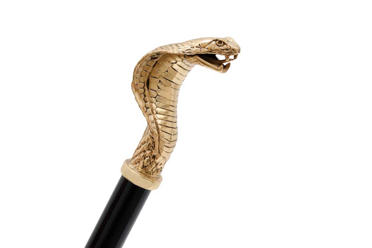 Pasotti shoe horn COBRA- black/ gold