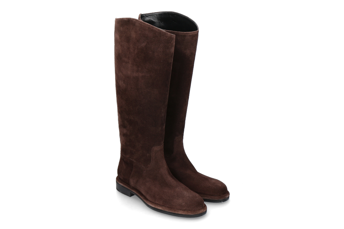Kennel & Schmenger boots LIARA SUEDE- pepe camel/ dark brown