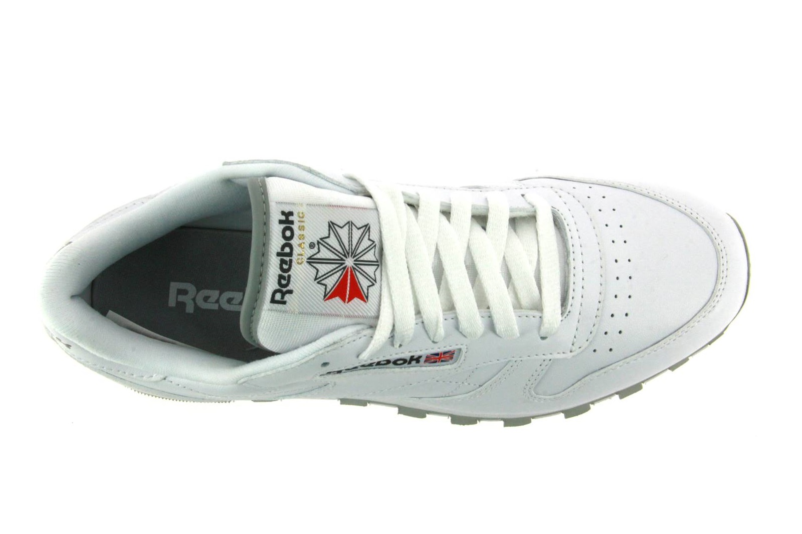Reebok sneaker CLASSIC LEATHER WHITE LT. GREY