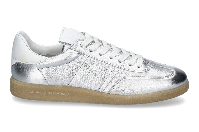 Kennel & Schmenger sneaker CRACK CALF- silver/ bianco