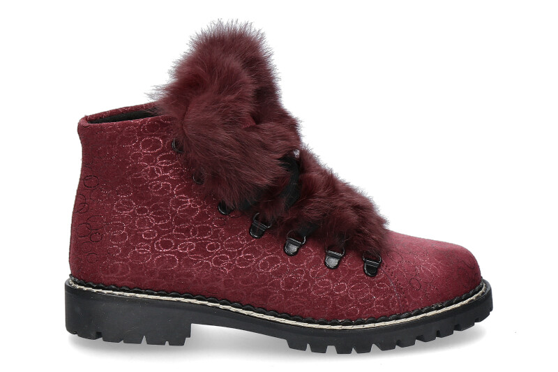 Oscar Sport lace-up boots B-600-GU BORDO