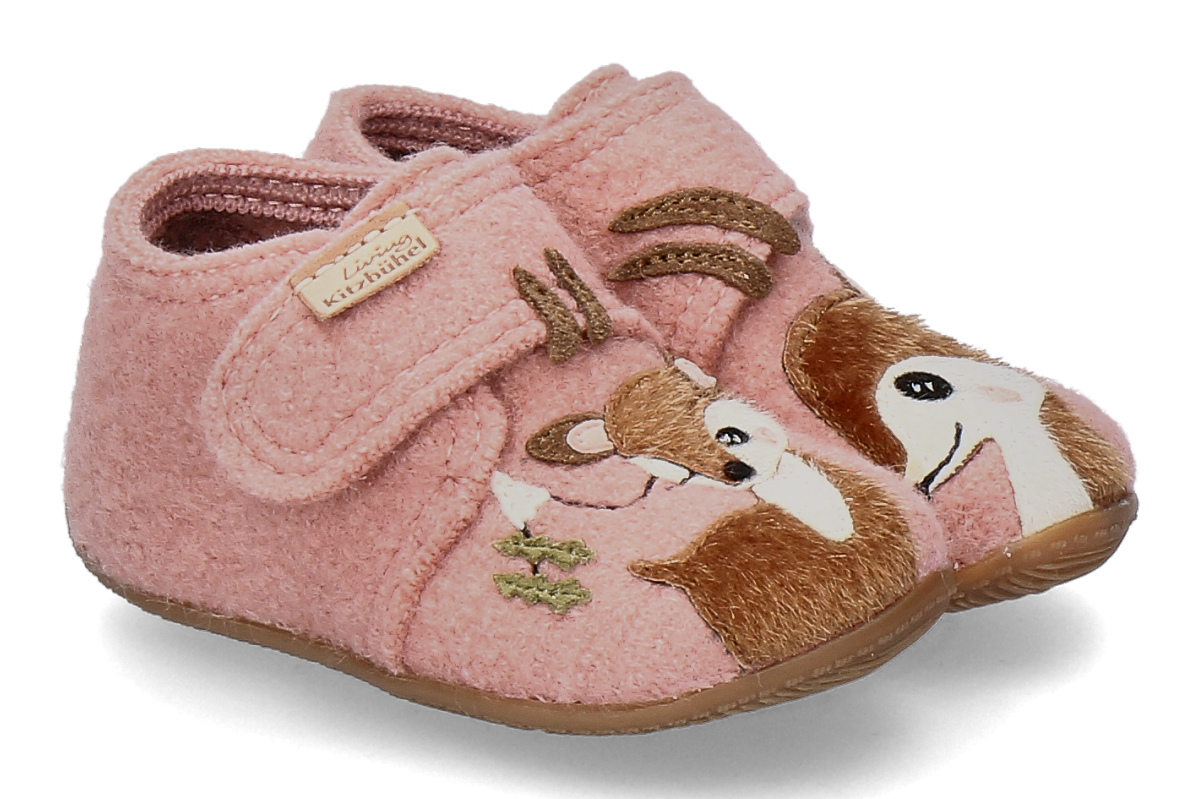 Living Kitzbühel by Gottstein girls- house slipper ROSI REHKITZ- peach