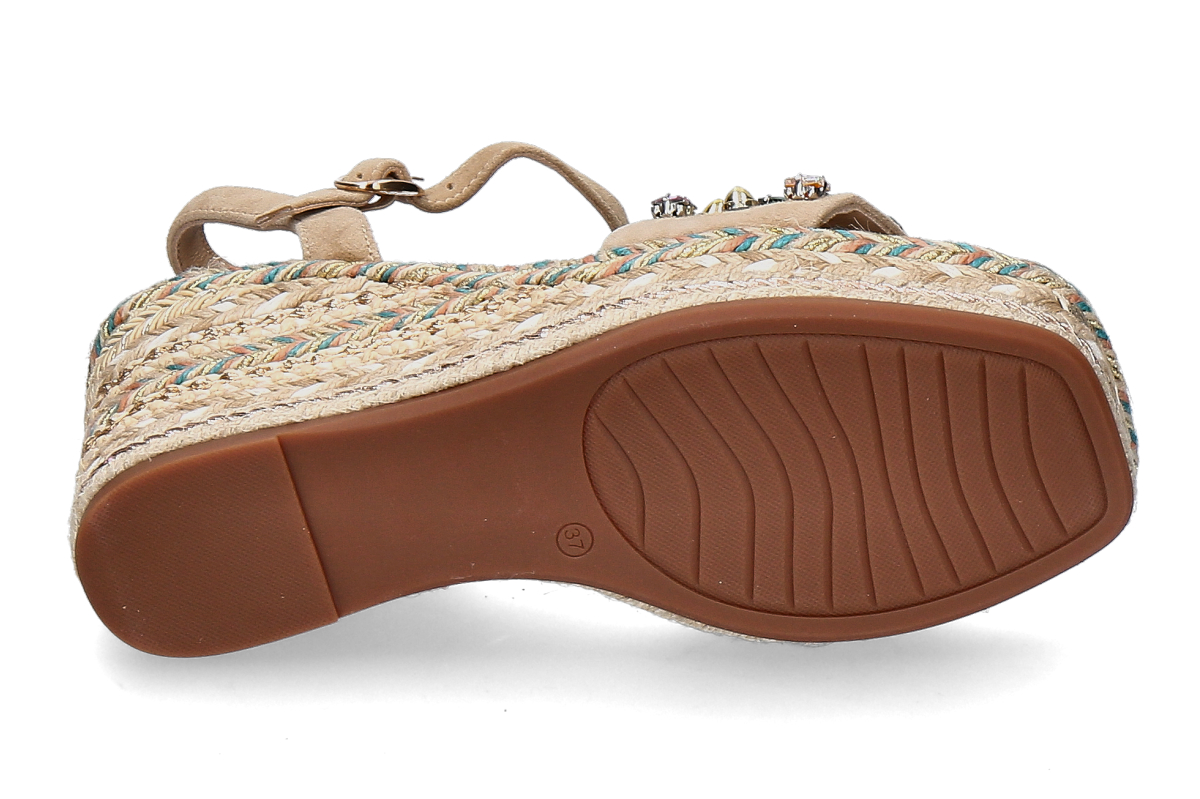 Alma en pena Plateau- Sandale V266103 SUEDE- sand_282900155_4