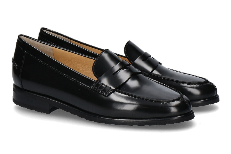 Truman's loafer LEAHTER NERO
