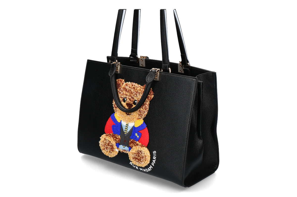 Rue Madam bag MARVIN TOTE - black/black