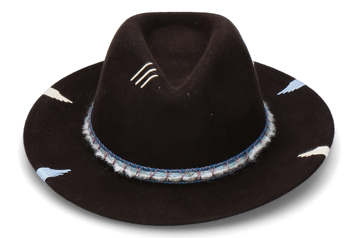 The Hat Gang straw hat MADAGASCAR- marrone/ dark brown