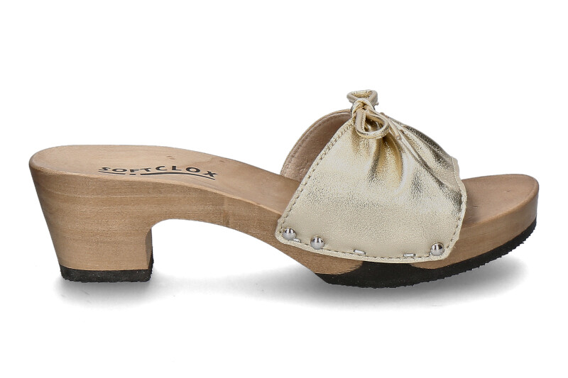 Softclox mules KIRSTEN SHINY SOFTNAPPA- gold 