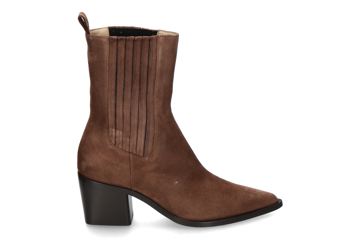 Pomme d'Or chelsea boot JULIETTE REVERSE- dusty brown