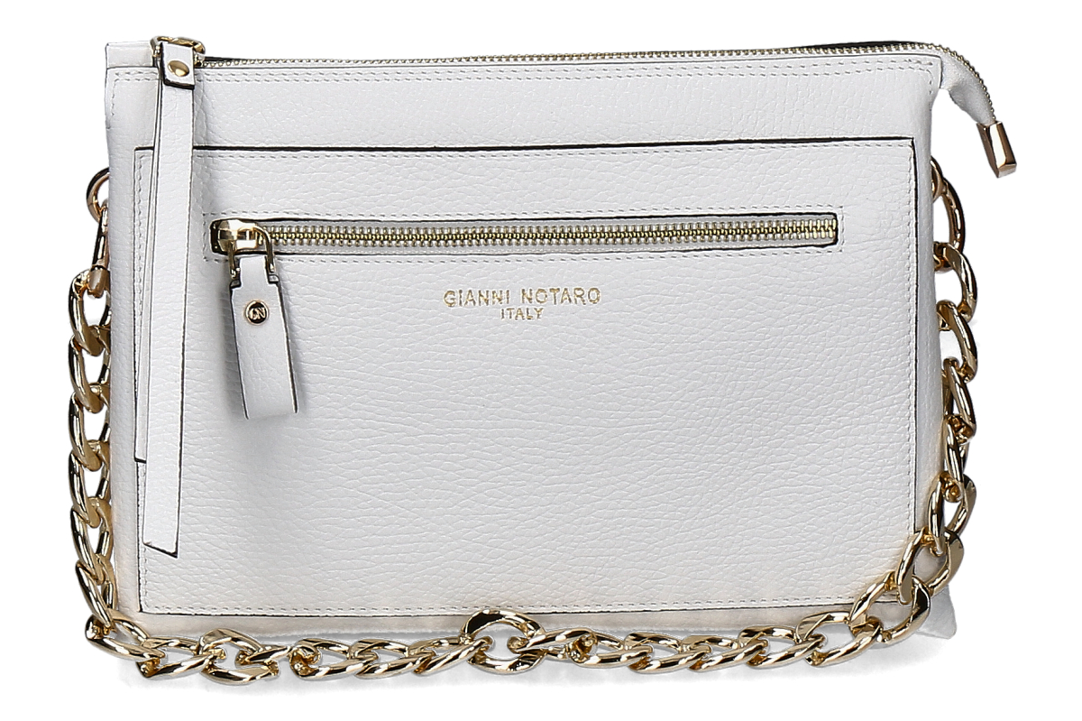 Gianni Notaro handbag- bianco/ white