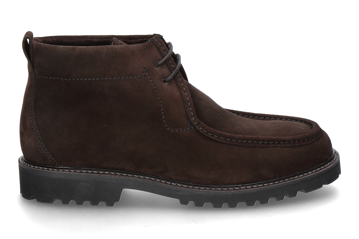 Ludwig Reiter Men's Lace-Up Shoes Lines- TOURING HYDROVELOURS/ dark brown
