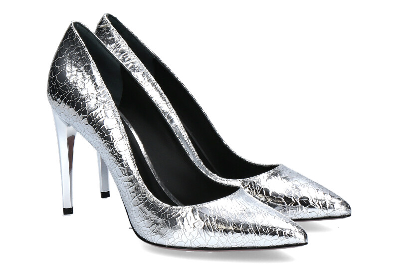 Evaluna pumps CRAC LAME ARGENTO