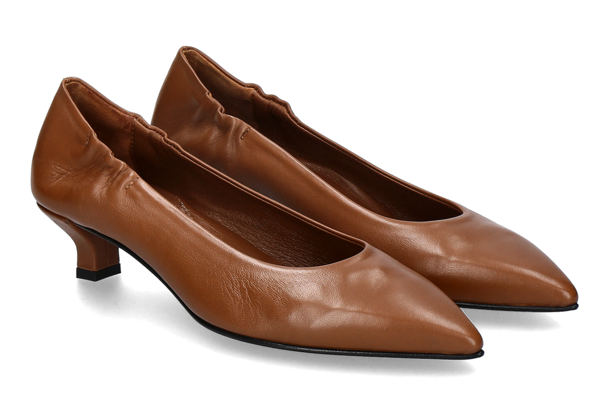 Pomme d'Or pumps LOUISE GLOVE- toffee/ brown