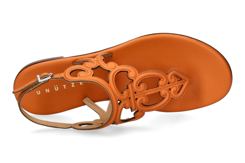 Unützer sandals MOUSSE- sunset orange