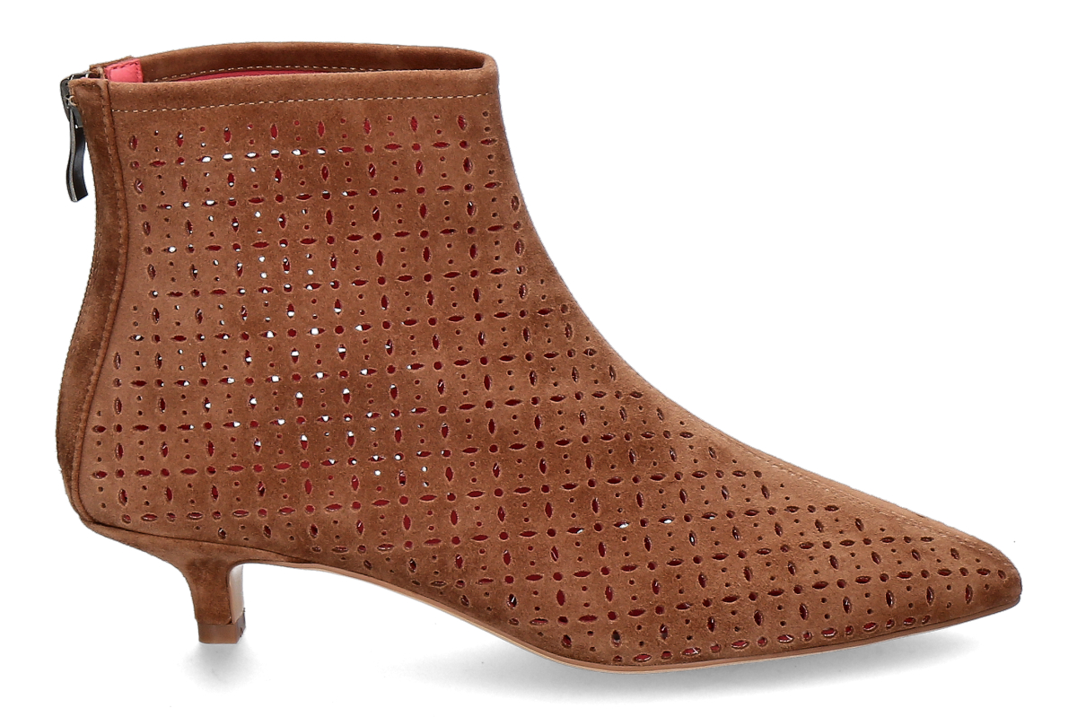 Blackrose ankle boots ISCHIA KID SUEDE- cuoio/ light brown