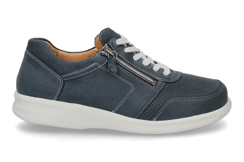 Ganter men's sneaker KURT K VARIO SENSITIV NUBUCK LEATHER- ink/grey