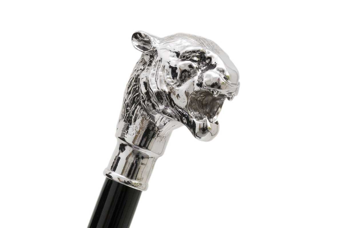 Pasotti shoe horn TIGER- silver/ black