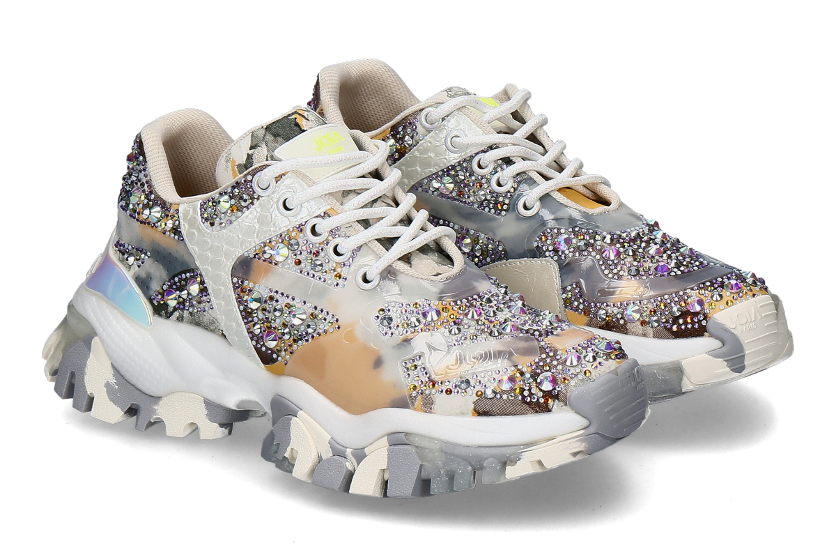 Joia Paris women's- sneaker JEWEL- grey/ orange